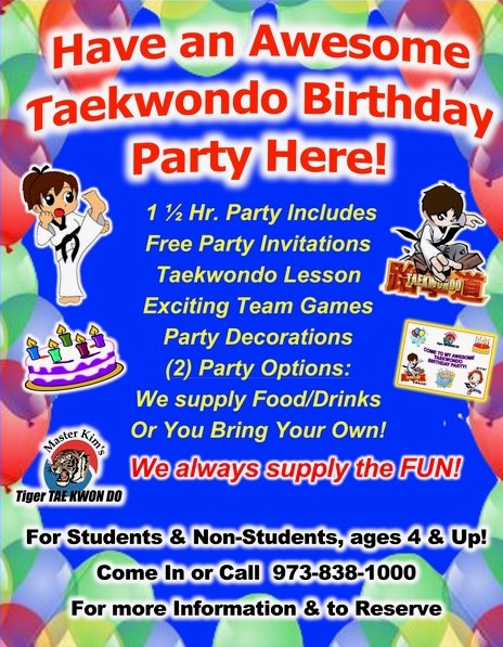 Birthday Party Flier